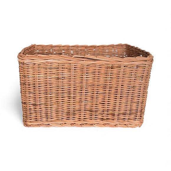 IKEA TRUMMIS Handmade Rattan Basket, 9 ¾x13 ¾x7 ¾ " - Picture 3 of 4